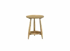 Bijzettafel Chestnut Ø48cm - mango massief - naturel
