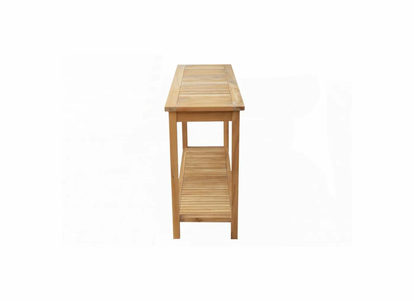 Bijzettafel Garden 120x40cm - naturel - teak massief