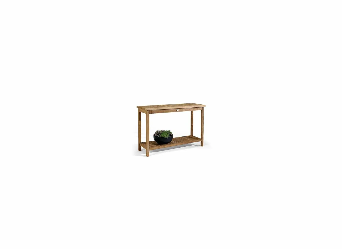 Bijzettafel Garden 120x40cm - naturel - teak massief
