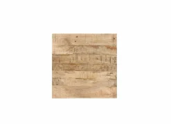 Bijzettafel Lina 60x60cm - mango massief - naturel - set van 2