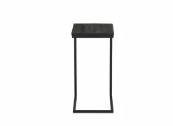 Bijzettafel Lucifer 40x33,3cm - eik massief - zwart