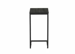 Bijzettafel Lucifer 40x33,3cm - eik massief - zwart
