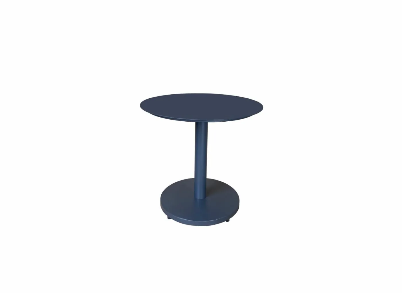 Bijzettafel Marco Ø55cm - aluminium - zwart