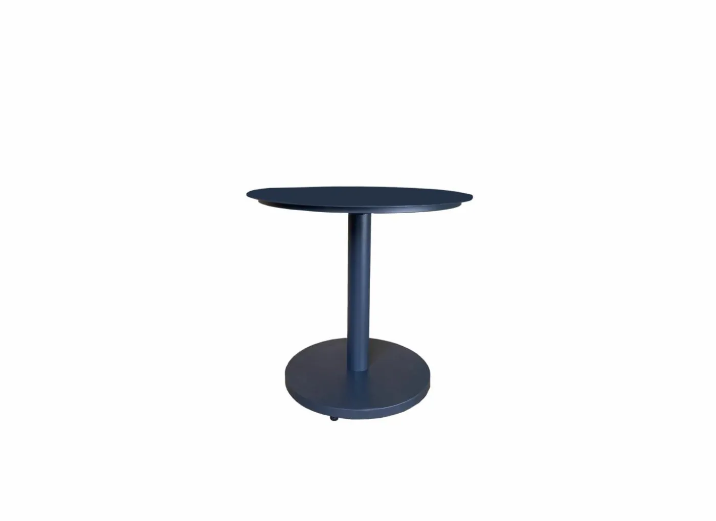 Bijzettafel Marco Ø55cm - aluminium - zwart