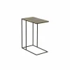 Bijzettafel Snowdon 48x28cm - aluminium - antique brass
