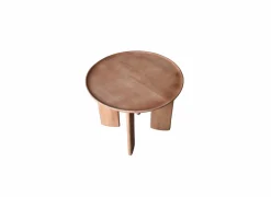 Bijzettafel Spinoza Ø60cm - mango massief - naturel