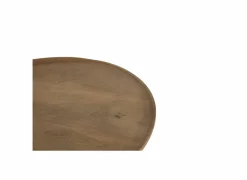 Bijzettafel Spinoza Ø60cm - mango massief - naturel