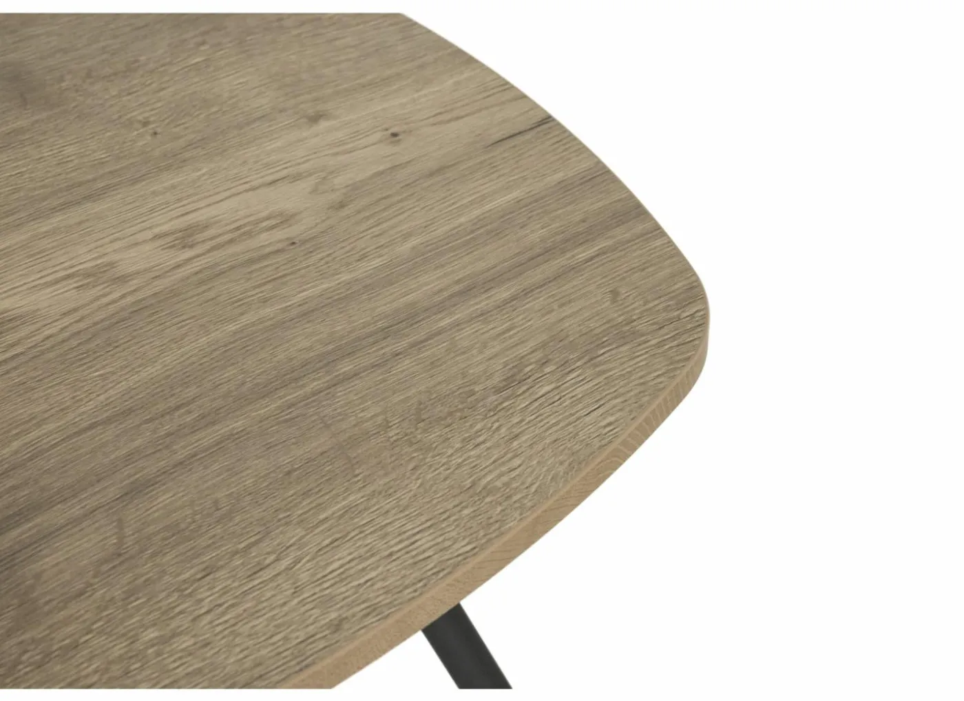 Bijzettafel Trevi Ø70cm - decor - antraciet & eik naturel