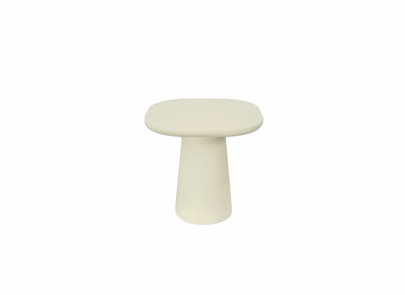Bijzettafel Zerra 55x55cm - micro cement - beige