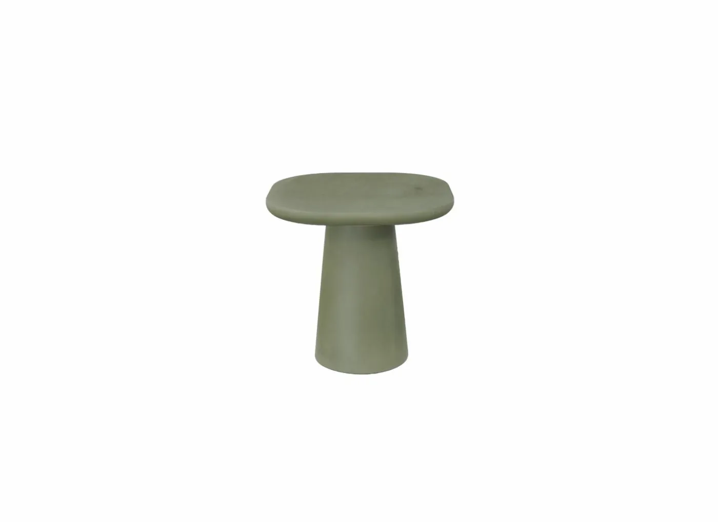 Bijzettafel Zerra 55x55cm - micro cement - groen