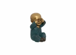 Boeddha beeld Sagesse Jiling H21cm set van 3