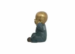 Boeddha beeld Sagesse Jiling H21cm set van 3