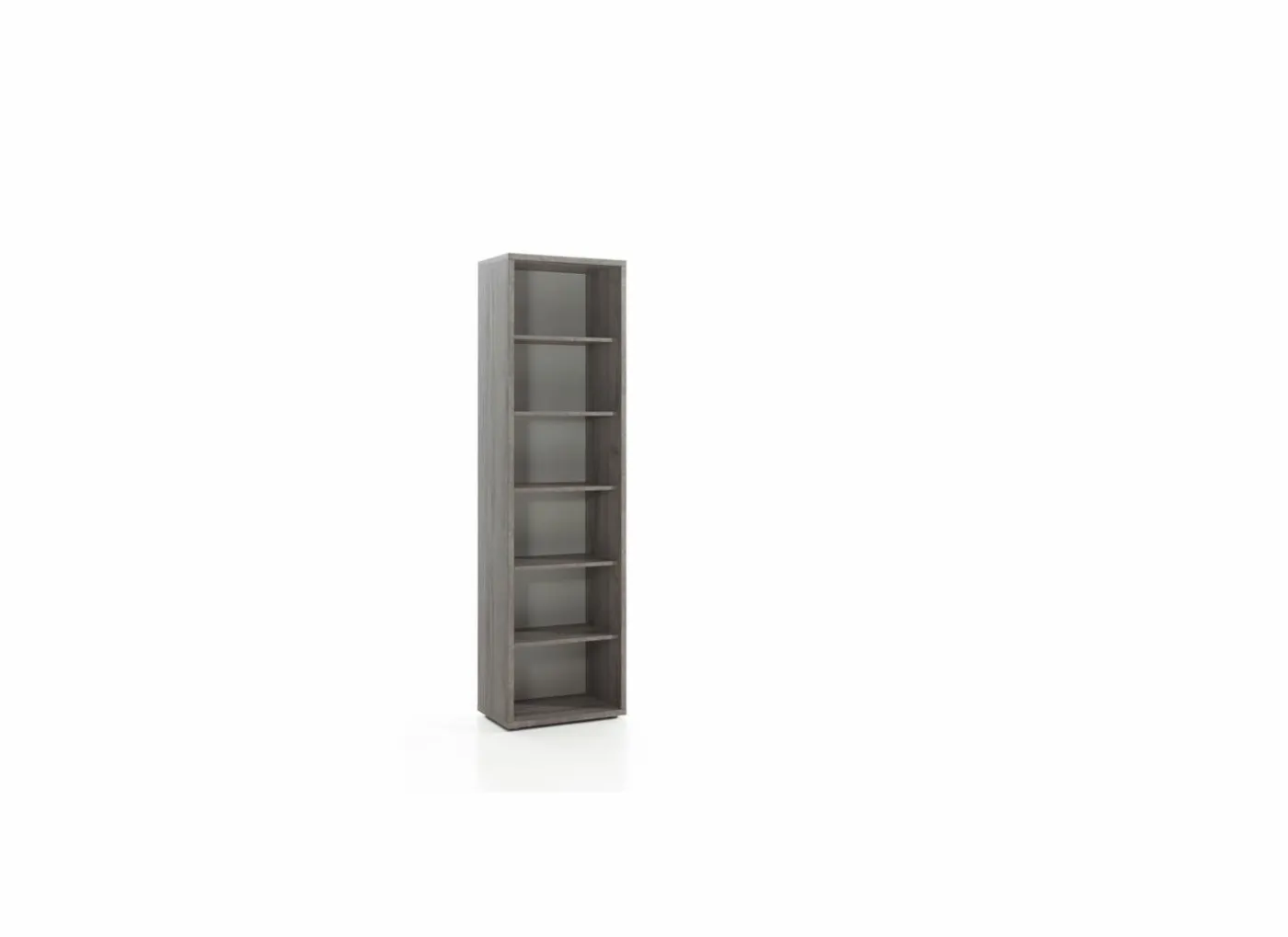 Boekenkast Pronto 2 60x216x40cm - melamine - grijs