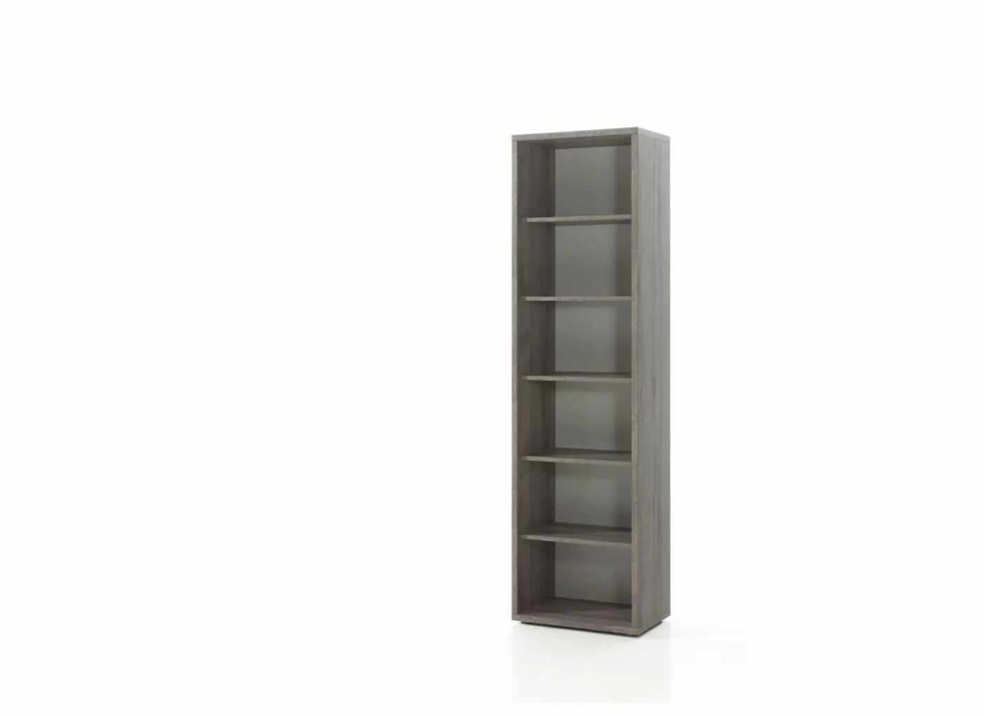 Boekenkast Pronto 2 60x216x40cm - melamine - grijs