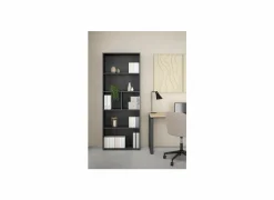 Boekenkast Sign 80x35x205cm - decor - mat grijs