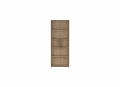 Boekenkast Sign 80x35x205cm - decor - jackson hickory bruin