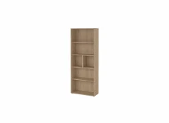 Boekenkast Sign 80x35x205cm - decor - jackson hickory bruin