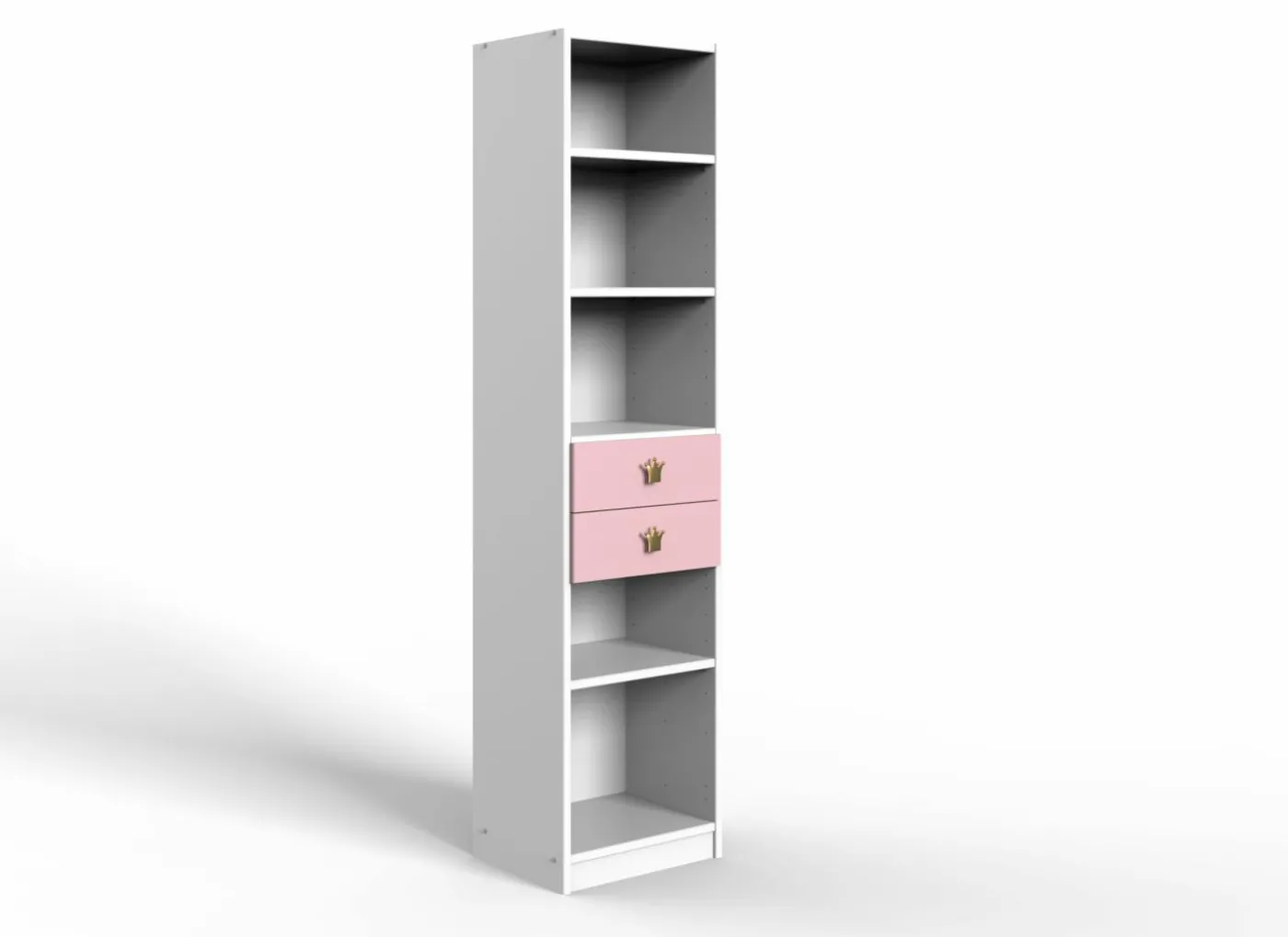 Boekenrek Cindy 48x40x197cm