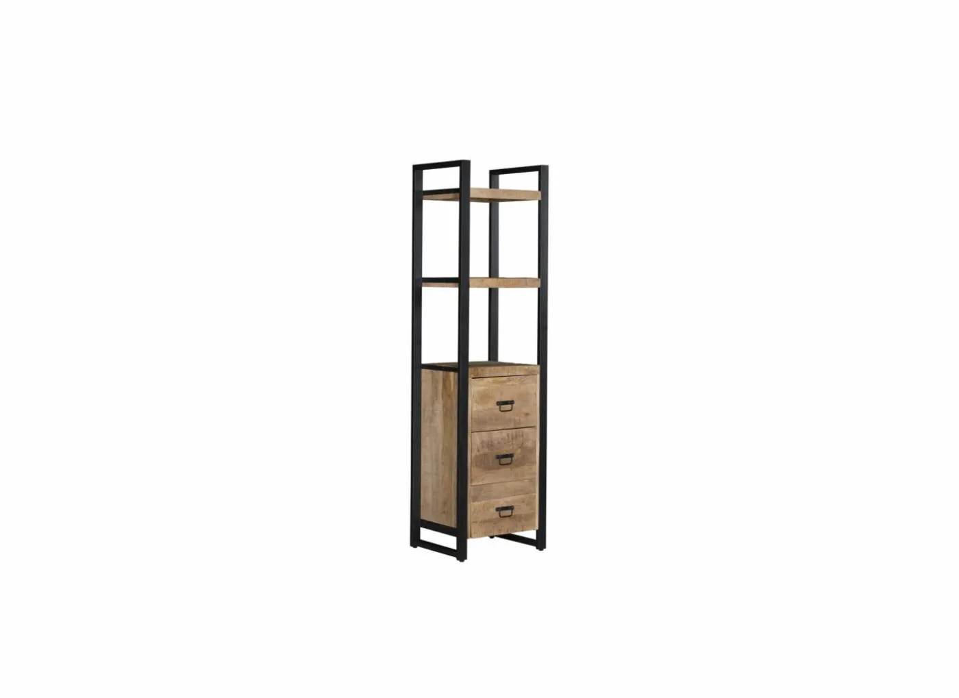Boekenrek Sanguine 55x40x200cm - mango massief - natuur