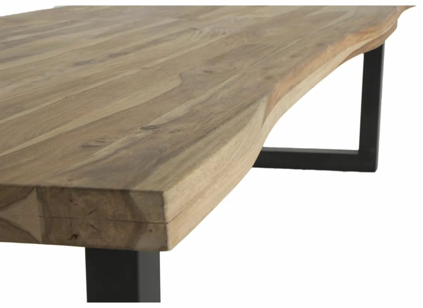 Boomstamtafel Scarface 240x110cm - sheesham massief - naturel