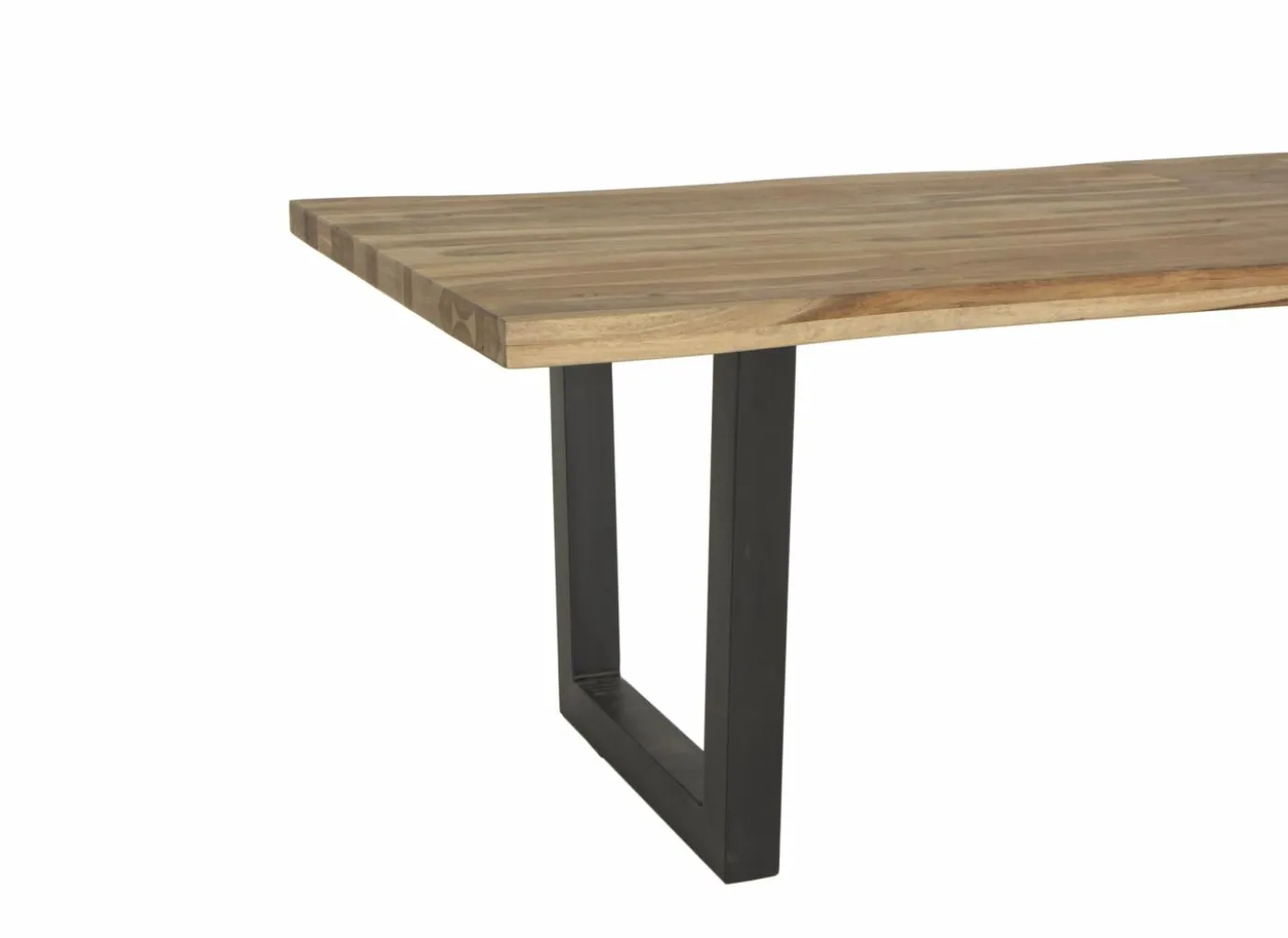 Boomstamtafel Scarface 240x110cm - sheesham massief - naturel