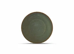Bord Cirro Ø21cm - porselein - groen