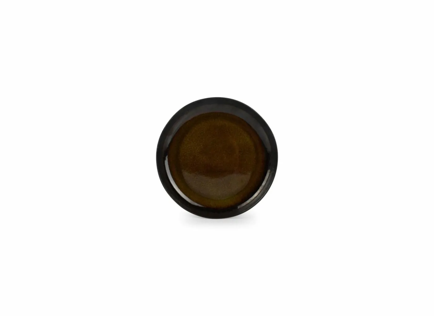 Bord Oishi Ø21,5cm - porselein - amber