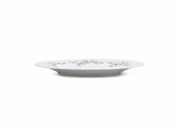 Bord Retro Ø20,5cm - porselein - wit