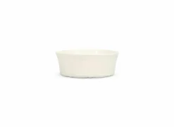 Bord Retro Ø13x5cm - porselein - wit