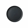 Bord Silueta Ø26cm - kunststof - zwart