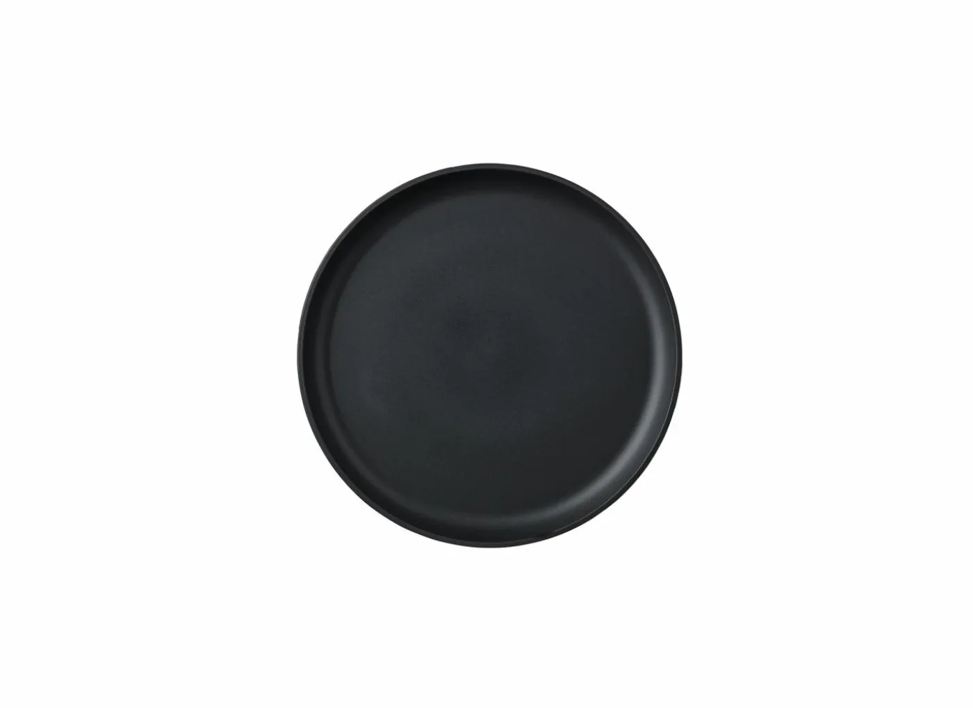 Bord Silueta Ø23cm - kunststof - zwart