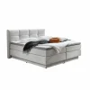 Boxspring BX2110 Portage 160x200cm  - stof - ecru met opbergruimte