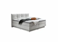 Boxspring BX2110 Portage 160x200cm - stof - ecru met opbergruimte