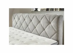 Boxspring BX2180 Rockaway 180x200cm - stof - grijs