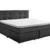Boxspring BX1670 180x200cm - stof - antraciet