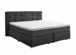 Boxspring BX1670 180x200cm - stof - antraciet