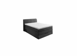 Boxspring BX1440 Â 120x200cm - stof - antraciet met opbergruimte