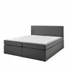 Boxspring BX890  120x200cm - stof - middengrijs