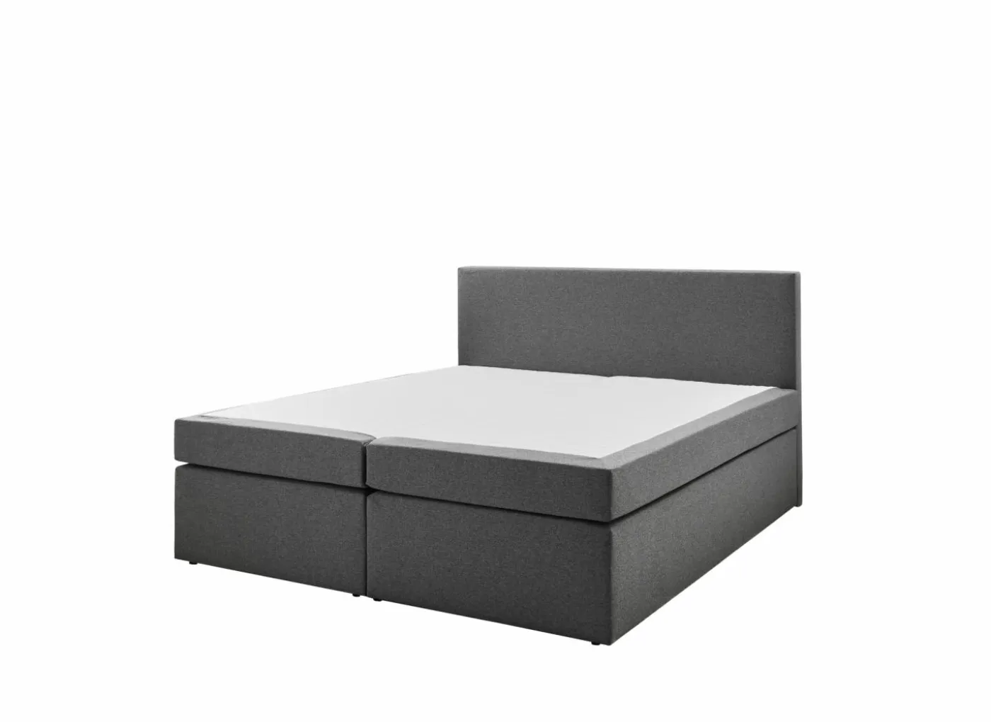 Boxspring BX890 120x200cm - stof - middengrijs