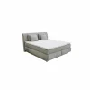 Boxspring Carla Mix 180x200cm - stof - beige met opbergruimte