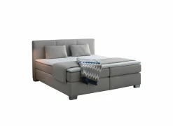 Boxspring Emilia 180x200cm - stof - greige