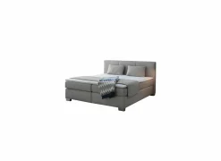 Boxspring Emilia 160x200cm - stof - greige