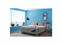 Boxspring Emilia 160x200cm - stof - greige