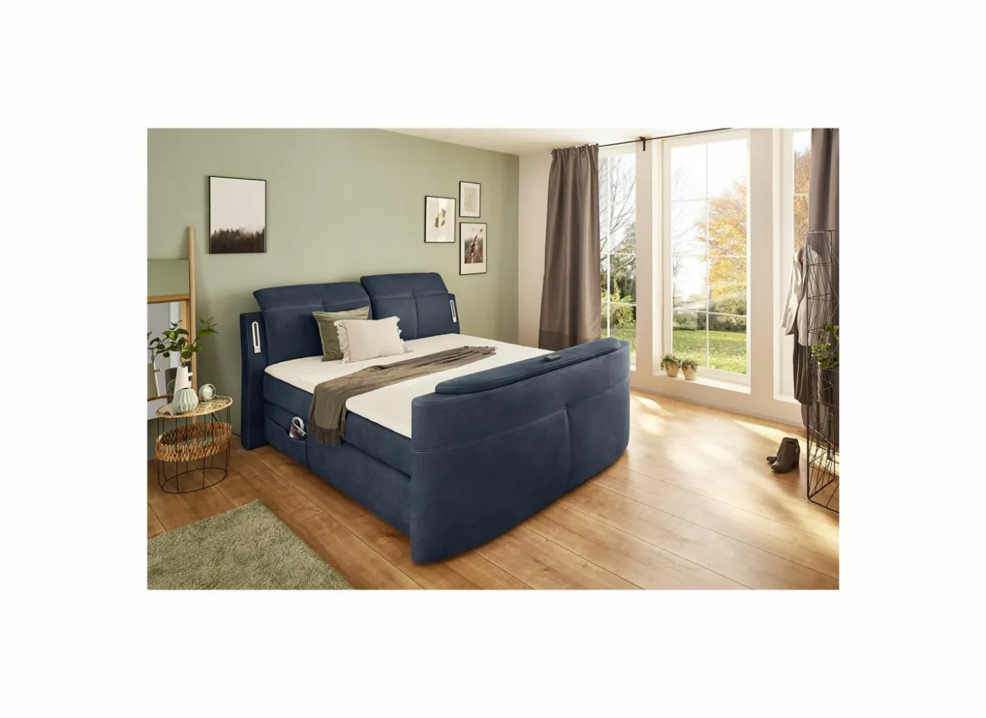 Boxspring Moviestar Mix 180x200cm met tv-lift