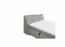 Boxspring Reynosa Gel 180x200cm - stof - grafiet met opbergruimte & elektrisch