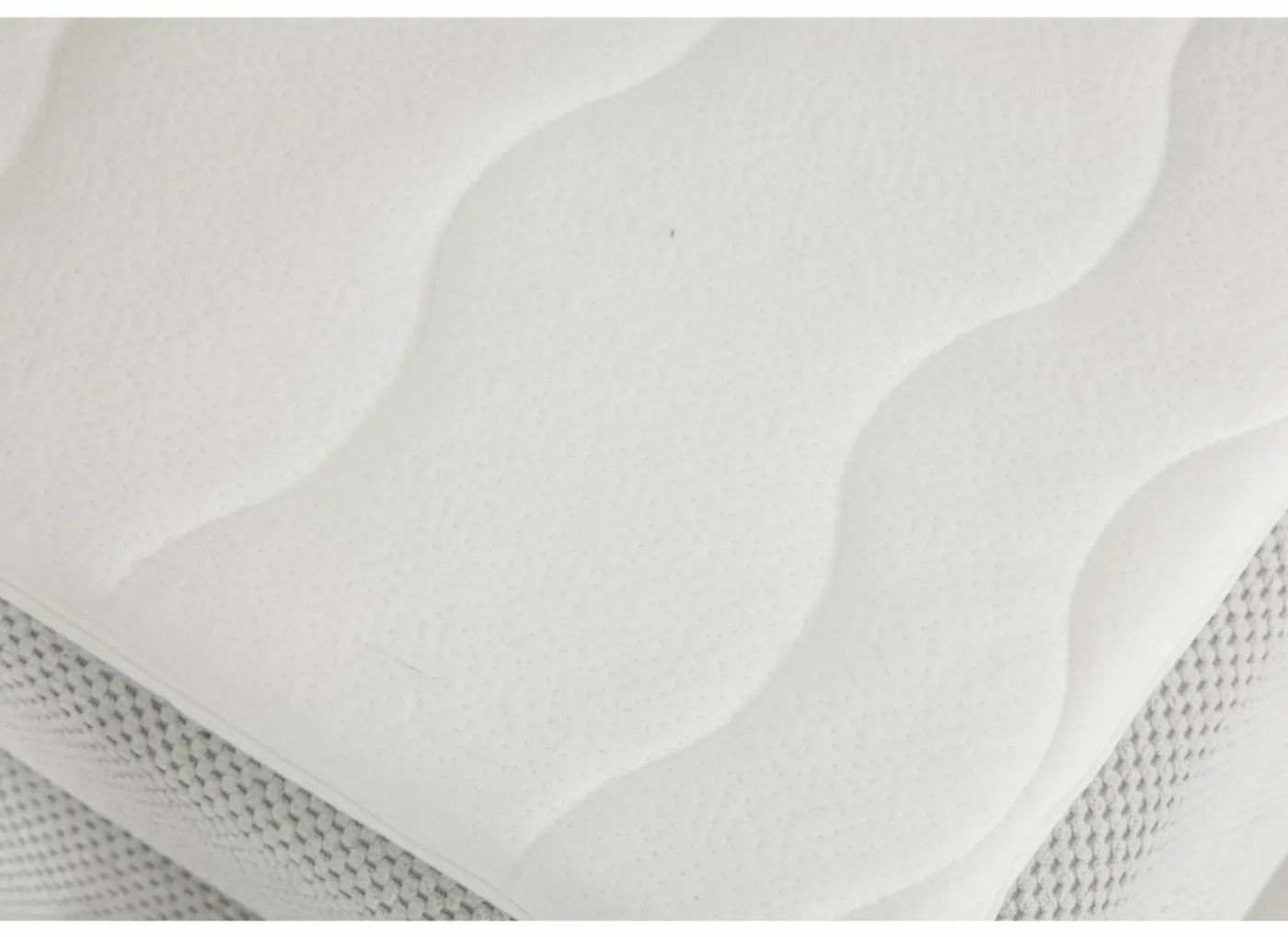 Boxspring Simone 160x200cm - stof - ecru met opbergruimte