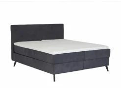 Boxspring Skagen Knapper 180x200cm - stof - antraciet