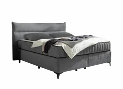 Boxspring Vlieland 160x200cm - stof - antraciet