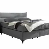 Boxspring Vlieland 180x200cm - stof - antraciet