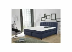Boxspring 180x200cm - stof - blauw